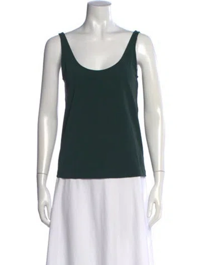 Pre-owned Eres Scoop Neck Sleeveless Top In Green