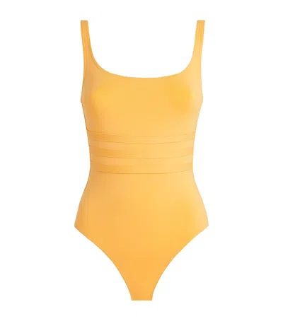 Eres Scoop-back Asia Swimsuit In Yellow