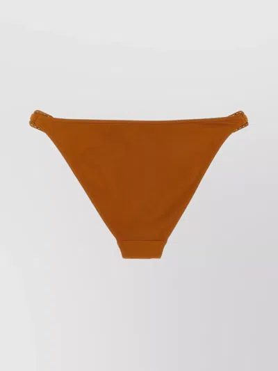 Eres Seamless Side Strap Bikini Bottoms In Brown
