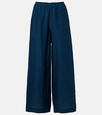 ERES SELECT LINEN WIDE-LEG PANTS