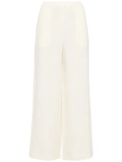 Eres Select Wide-leg Trousers In 白色