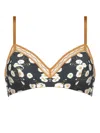 Eres Sentiment Wireless Traingle Bra In Black