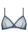 Eres Sheer-effect Triangle Bra In Blue