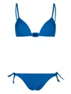 Eres Shine Triangle Bikini In 蓝色