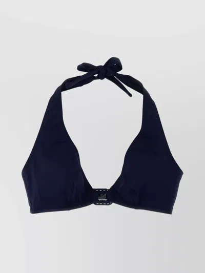 Eres "ship" Halter Neck Bikini Top In Black