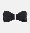 Eres Show Bandeau Bikini Top In Black