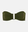 Eres Show Bandeau Bikini Top In Grün