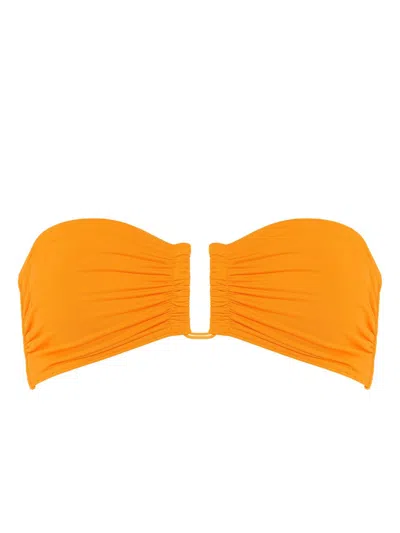 Eres Show Bandeau Bikini Top In Orange