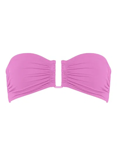 Eres Show Bandeau Bikini Top In Purple