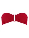 Eres Les Essentiels Show Bandeau Bikini Top In Red