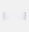 Eres Show Strapless Bikini Top In White