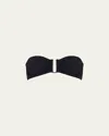Eres Show Bandeau U-hardware Bikini Top