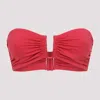 Eres Bandeau Bikini Top With Bust Shirring