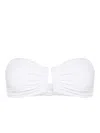 Eres Show Strapless Bikini Top In White