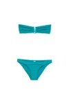 Eres Ruched Bikini Set In Blue