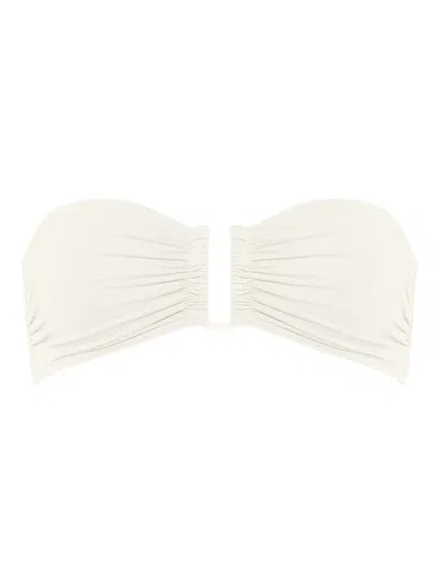 Eres Show Ruched Bandeau Bikini Top