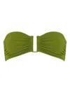 Eres Show Ruched Bandeau Bikini Top