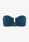 Eres Show Strapless Bikini Top In Blue