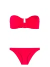 Eres Bandeau Top High-cut Leg Swimwear In Pink & Purple