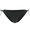 Eres Side Tie Bikini Bottoms In Black/grey In Black