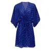Eres Silk Kimono In Blue In Blue