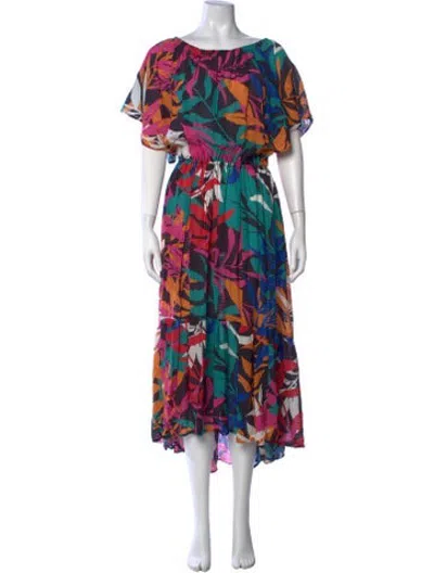 Pre-owned Eres Silk Midi Length Dress In Neutrals