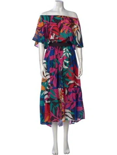 Pre-owned Eres Silk Midi Length Dress W/ Tags In Neutrals