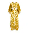 Eres Silk Printed Holi Kaftan In Multi