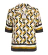 Eres Tube Geometric-print Short-sleeve Shirt In Multi