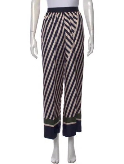 Pre-owned Eres Silk Wide Leg Pants In Multi