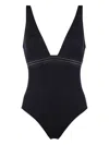 Eres Women Black Stretch Nylon Sillage Swimsuit In Black