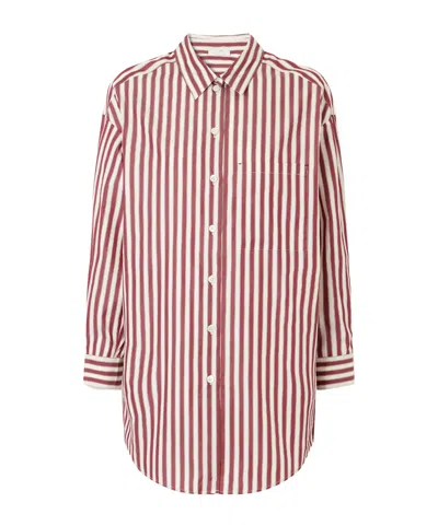 Eres Sir Striped Cotton-poplin Pajama Shirt In No