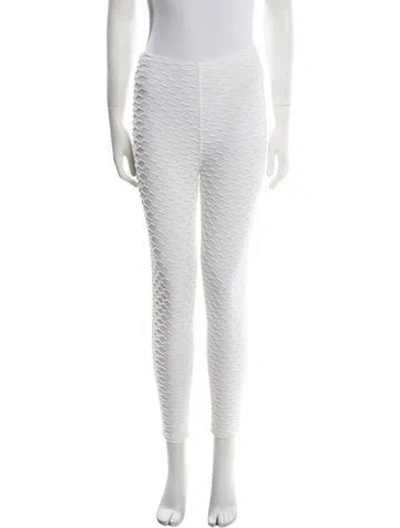 Pre-owned Eres Skinny Leg Pants In White