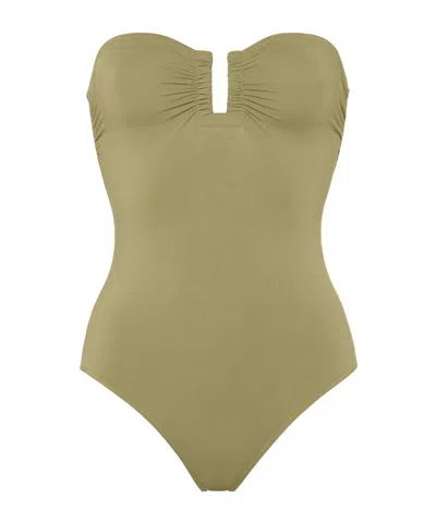 Eres Slimflattering Onepiece Swimsuit In Green