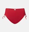 Eres Sofia Mid-rise Bikini Bottoms In Red