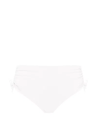 Eres Sofia Ruched-side Bikini Bottoms In White
