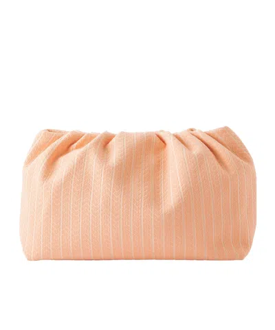 Eres Soire Solaire Jacquard Clutch In Brown