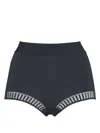 Eres Solange Graphic High-waist Briefs In Blue