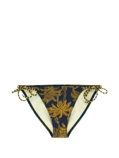 Eres Solarium Bikini Bottoms Low Rise Ties Floral In Multi