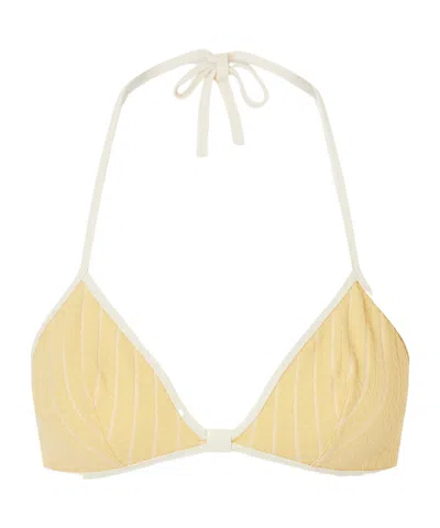Eres Solid Color Bikini Tops In Nude