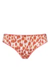 Eres Solitaire Thong In Brown