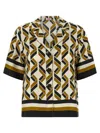 Eres Tube Geometric-print Short-sleeve Shirt In Multi