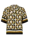 Eres Tube Geometric-print Short-sleeve Shirt In Multi