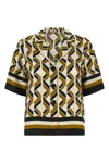 Eres Tube Geometric-print Short-sleeve Shirt In Multi