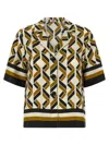 Eres Tube Geometric-print Short-sleeve Shirt In Multi