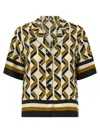Eres Tube Geometric-print Short-sleeve Shirt In Multi