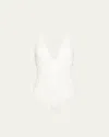 Eres Sophisticated Halter One-piece Swimsuit In Sable Fin
