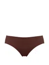 Eres Soupless Bikini Bottoms In Brown