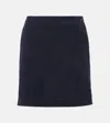 Eres Spa Cotton Terry Wrap Skirt In Blue