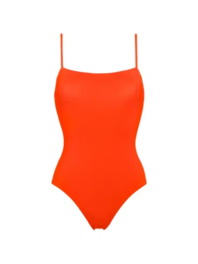 Eres Les Essentiels Aquarelle Swimsuit In Red